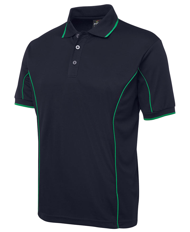 7PIP - JB's Wear - Team Piping Polo Navy/Green