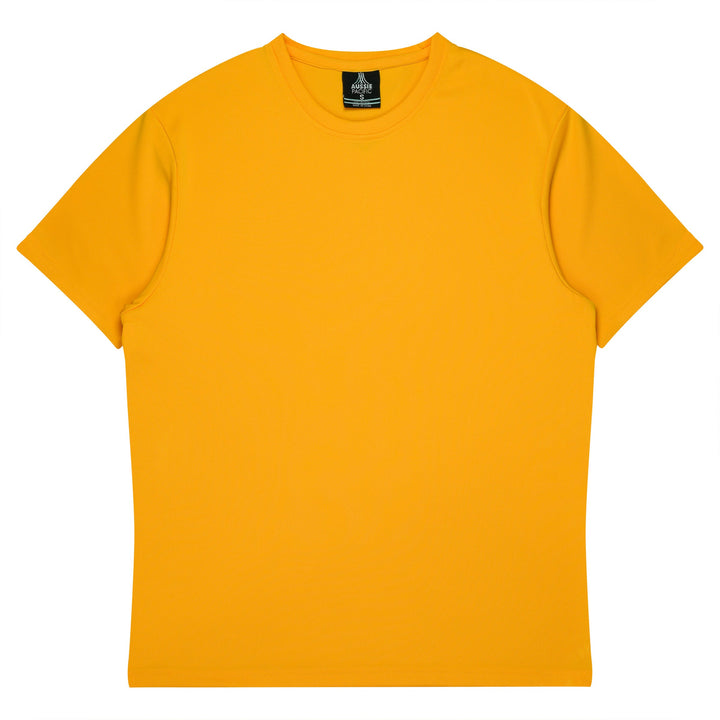 1207 - Aussie Pacific - Botany Polyester Tee - Gold
