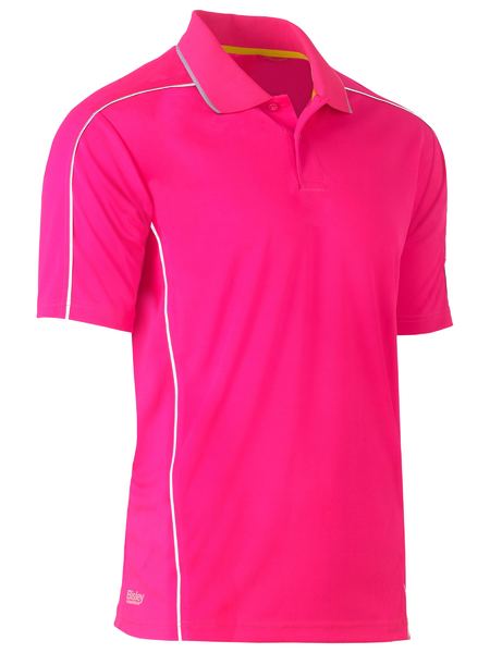 BK1425 - Bisley - Cool Polo with reflective piping