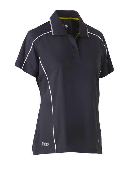 BKL1425 - Bisley - Women's Cool Mesh Polo with Reflective Piping