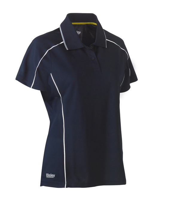BKL1425 - Bisley - Women's Cool Mesh Polo with Reflective Piping