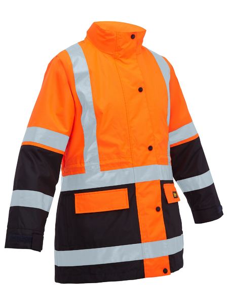 BKL6975 - Bisley - Women's Taped Hi-Vis 5-in-1 Waterproof Jacket