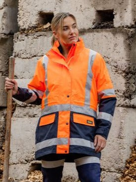 BKL6975 - Bisley - Women's Taped Hi-Vis 5-in-1 Waterproof Jacket