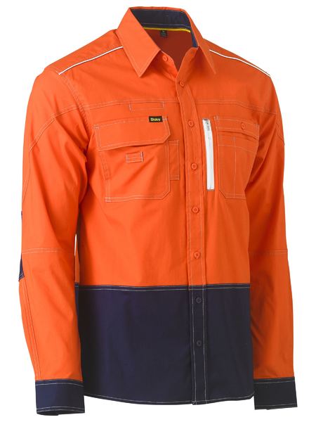 BS6177 - Bisley - Flx & Move™ Hi Vis Utility Shirt