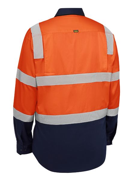 BS6396T - Bisley - Taped Biomotion Hi Vis Cool Lightweight Vented Shirt