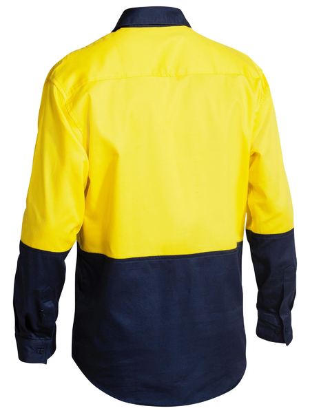 BSC6267 - Bisley - Hi-Vis Closed Front Drill Shirt 190g