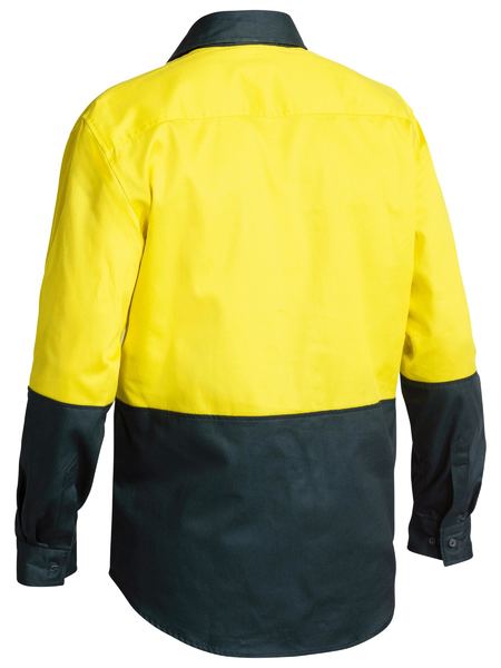 BSC6267 - Bisley - Hi-Vis Closed Front Drill Shirt 190g - Import Colours
