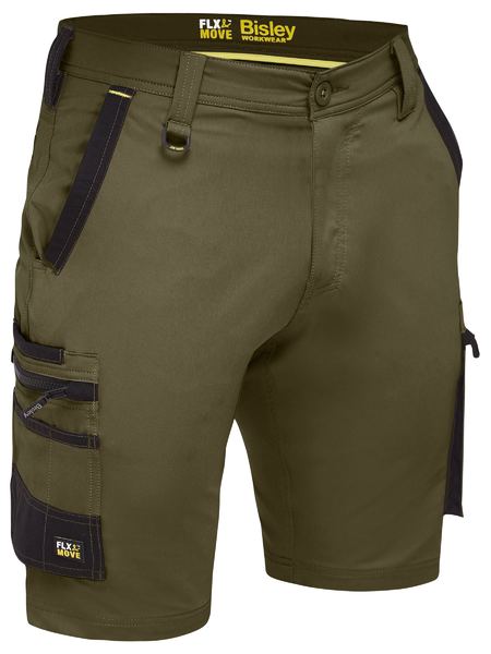 BSHC1332 - Bisley - Flx & Move™ 4-Way Stretch Zip Cargo Short