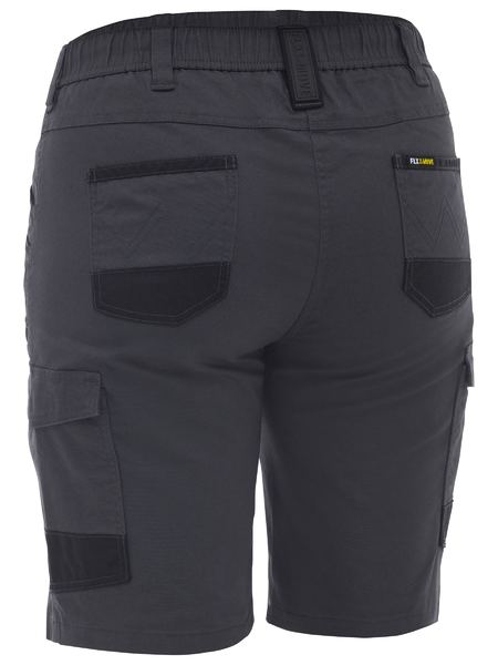 BSHL1338 - Bisley - Women's Flx & Move Elastic Waist Cargo Short
