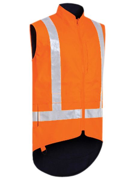 BV0344T - Bisley - Taped TTMC Hi-Vis Lined Vest