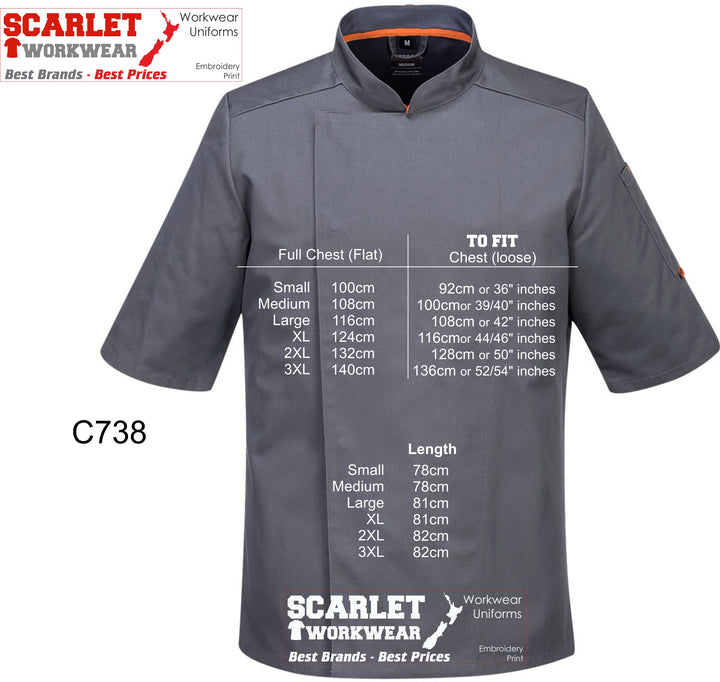 C746 - Portwest - Stretch Mesh Air Pro Short Sleeve Jacket