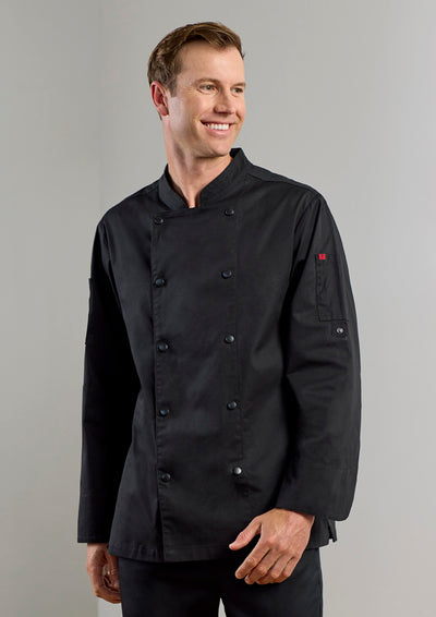 CH430ML - Biz Collection - Mens Gusto Long Sleeve Chef Jacket