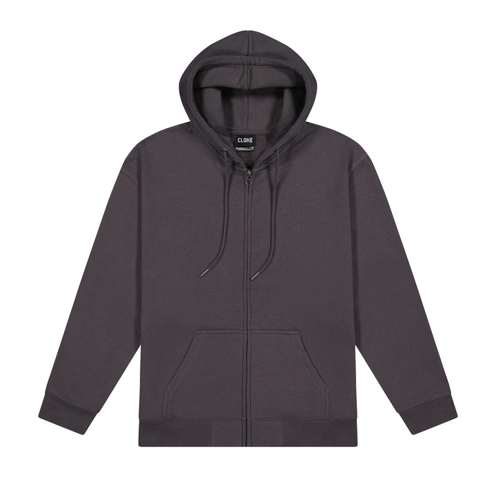 ZHW - Cloke - Womens Campfire Zip Hoodie Dark Grey