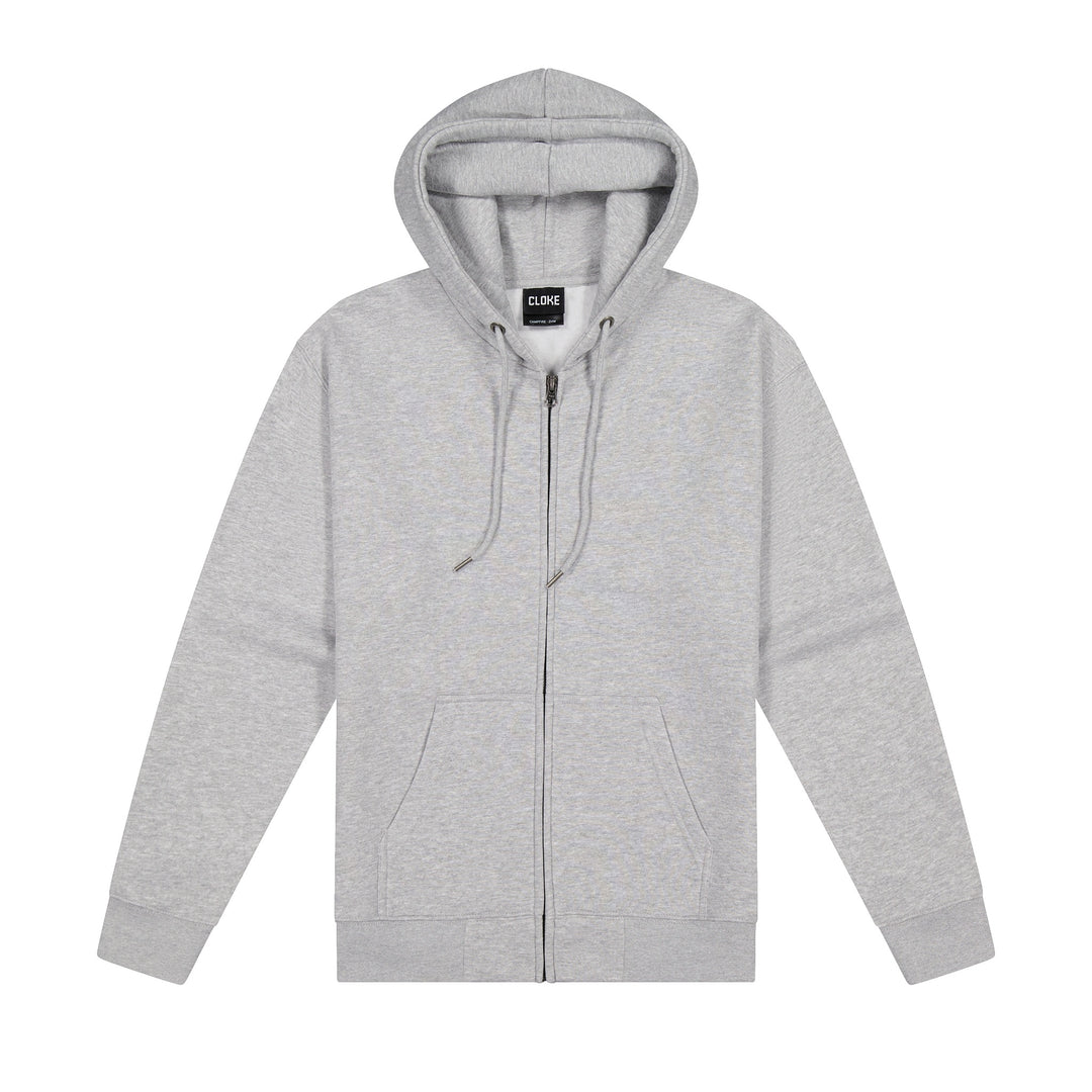 ZHW - Cloke - Womens Campfire Zip Hoodie Grey Marle 