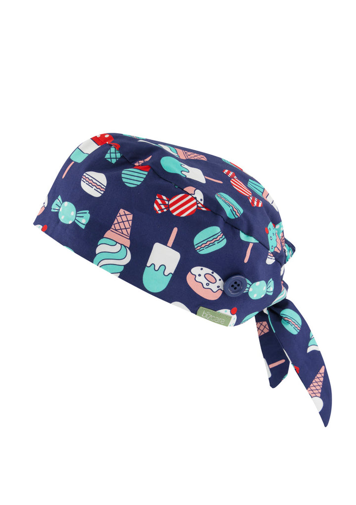 CSC245U - Biz Care - Unisex Printed Scrub Cap