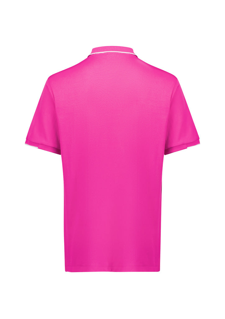 CST313MS - Biz Care - Mens Pink Short Sleeve Polo