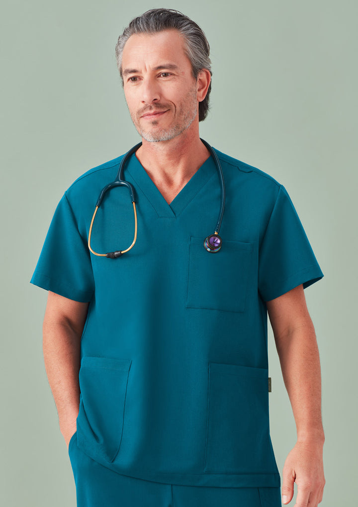 CU544US - Biz Care - Unisex Pulse V-Neck Scrub Top
