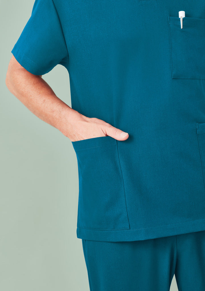 CU544US - Biz Care - Unisex Pulse V-Neck Scrub Top