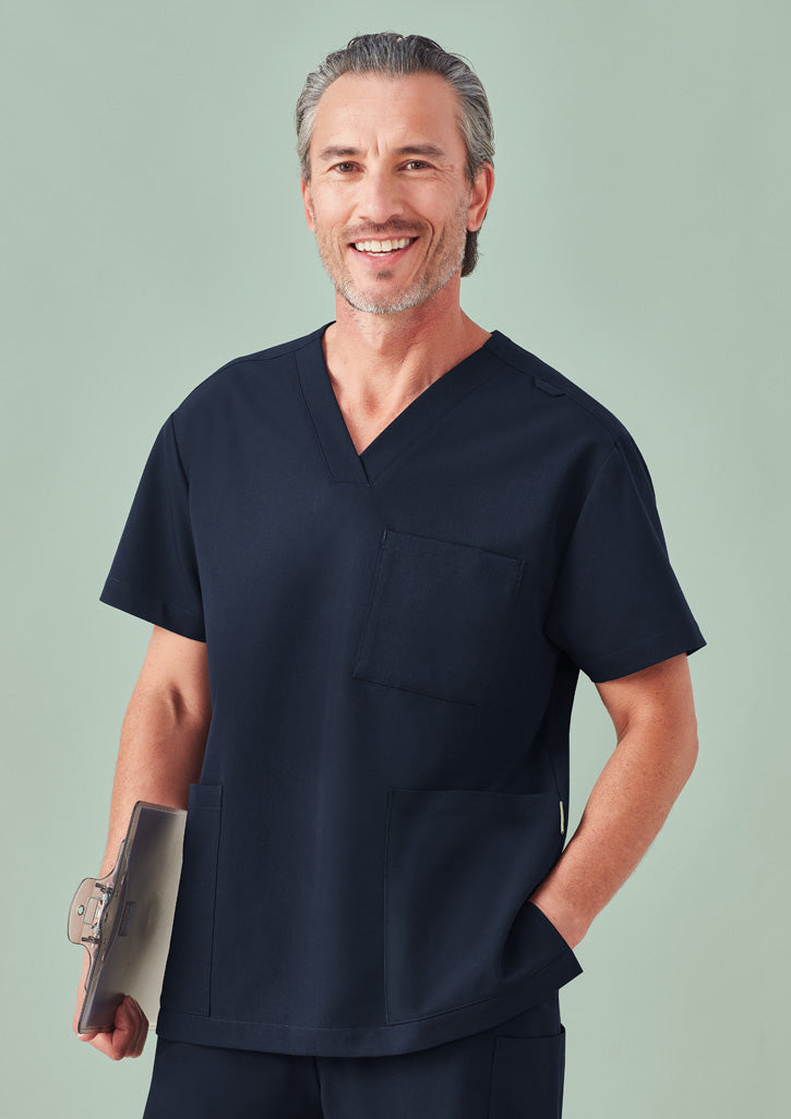 CU544US - Biz Care - Unisex Pulse V-Neck Scrub Top