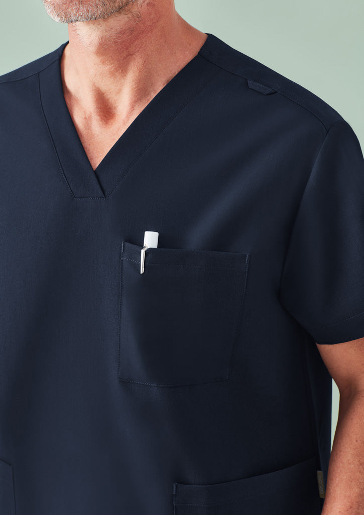 CU544US - Biz Care - Unisex Pulse V-Neck Scrub Top