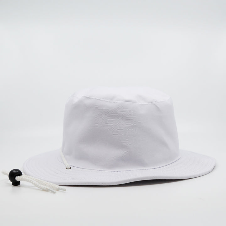 S6048 - Headwear24 -Safari Wide Brim Hat White