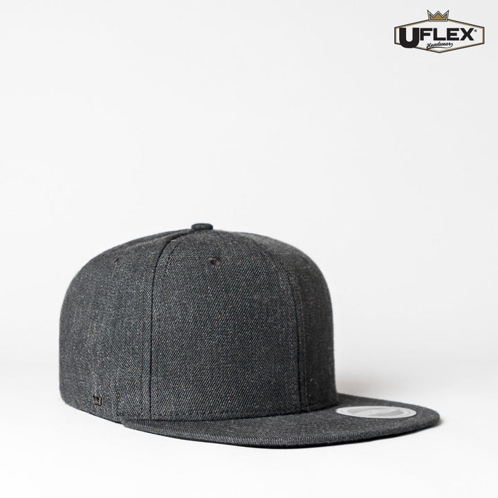 U15604 - UFlex - Adults Flat Peak 6 Panel Fitted