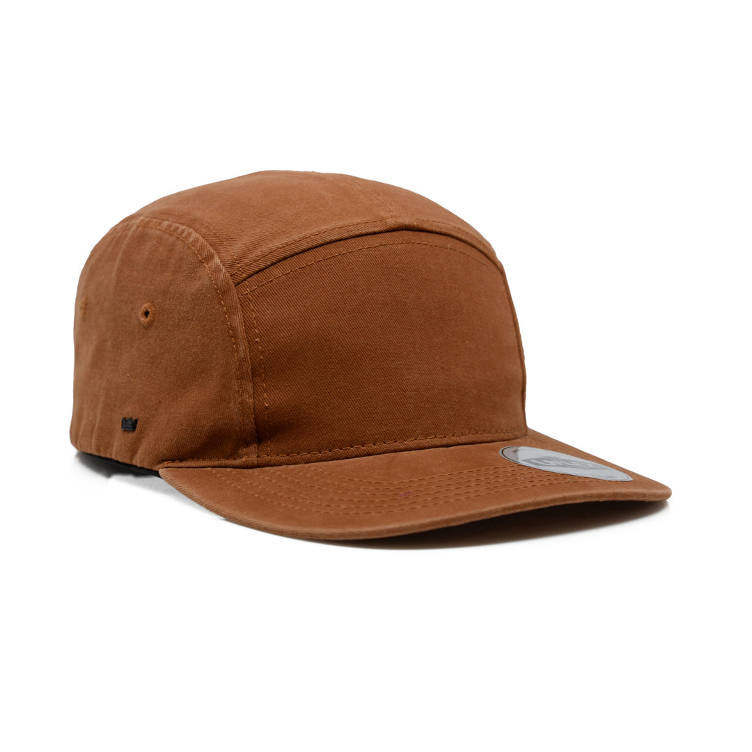 U22505 - UFlex - Washed Cotton 5 Panel Cap Copper