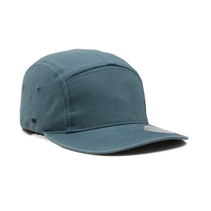 U22505 - UFlex - Washed Cotton 5 Panel Cap Green Slate