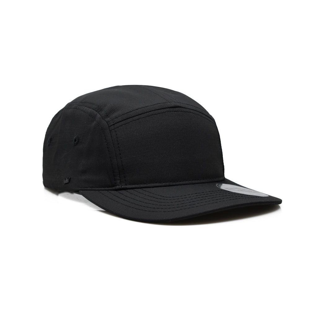 U23505 - UFlex - Ripstop 5 Panel Cap Black