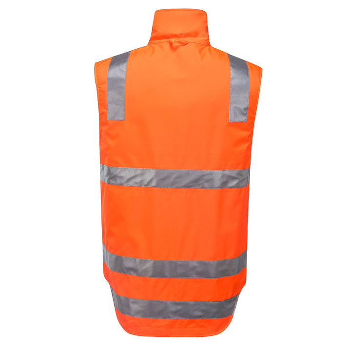 K8132 - Portwest - Huski Reversible Polar Fleece Traffic Vest