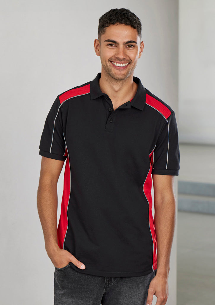 P413US - Biz Collection - Unisex Grid Short Sleeve Polo