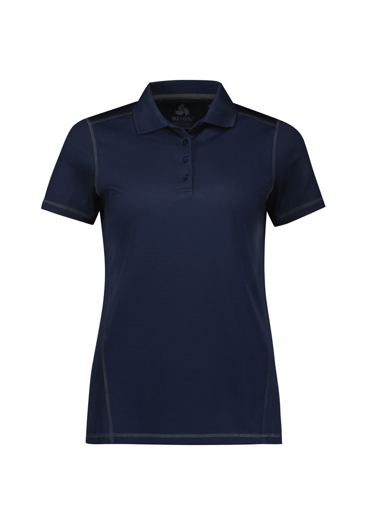 P419LS - Biz Collection - Womens Dart Short Sleeve Polo Navy/Navy