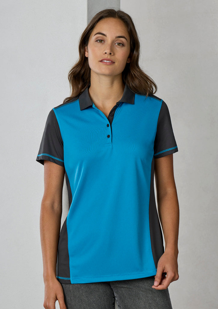 P419LS - Biz Collection - Womens Dart Short Sleeve Polo