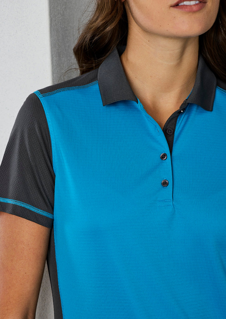 P419LS - Biz Collection - Womens Dart Short Sleeve Polo