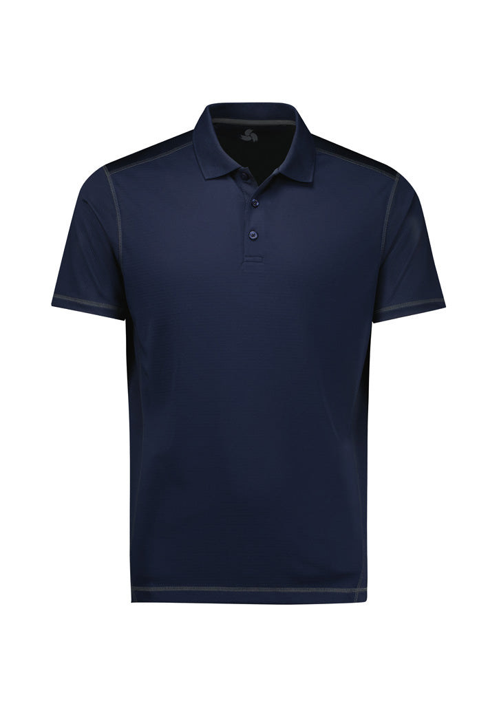 P419MS - Biz Collection - Mens Dart Short Sleeve Polo Navy/Navy