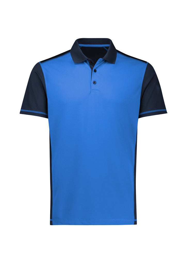 P419MS - Biz Collection - Mens Dart Short Sleeve Polo Navy/Royal