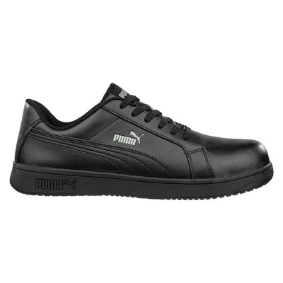 Puma Safety Iconic Smooth Low Black PU640007
