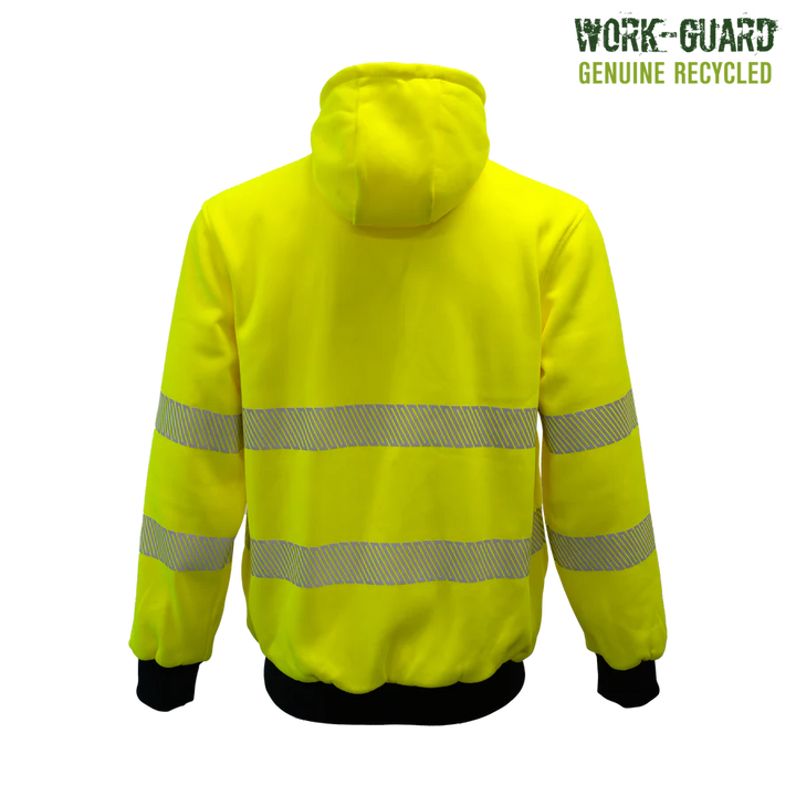 R503X - Workguard - Recycled Hi Vis Day/Night Zipped Hoodie