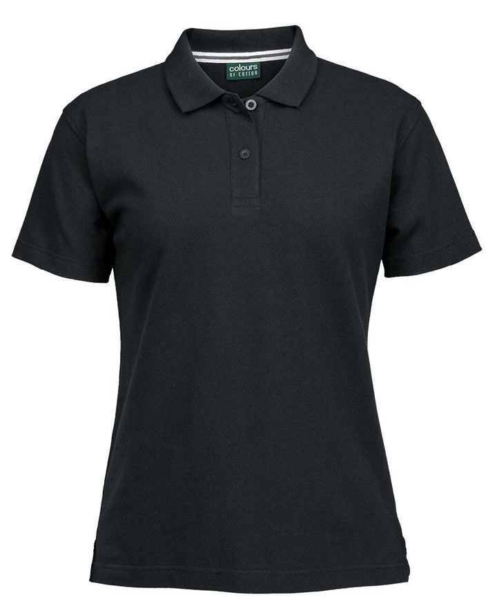 S2MP1 - Colours of Cotton - Ladies Pique Polo