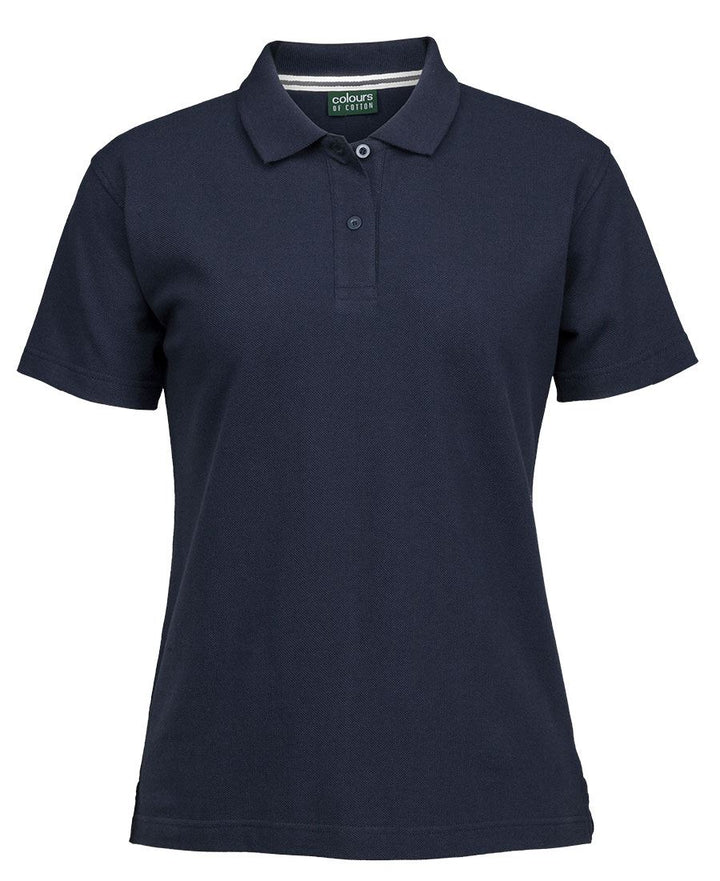 S2MP1 - Colours of Cotton - Ladies Pique Polo