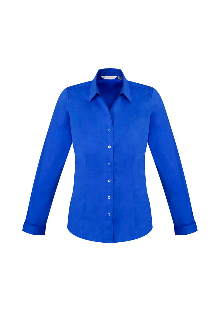 S770LL - Biz Collection - Womens Monaco Long Sleeve Shirt | Electric Blue