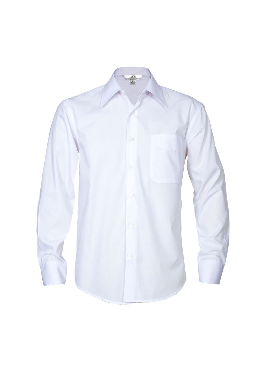 SH714 - Biz Collection - Mens Metro Long sleeve Shirt White