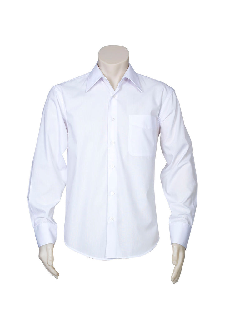 SH714 - Biz Collection - Mens Metro Long sleeve Shirt - White