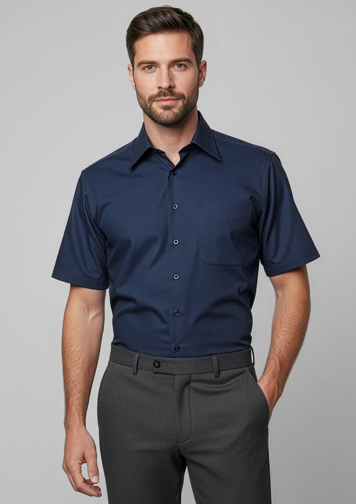 SH715 - Biz Collection - Mens Metro Short Sleeve Shirt