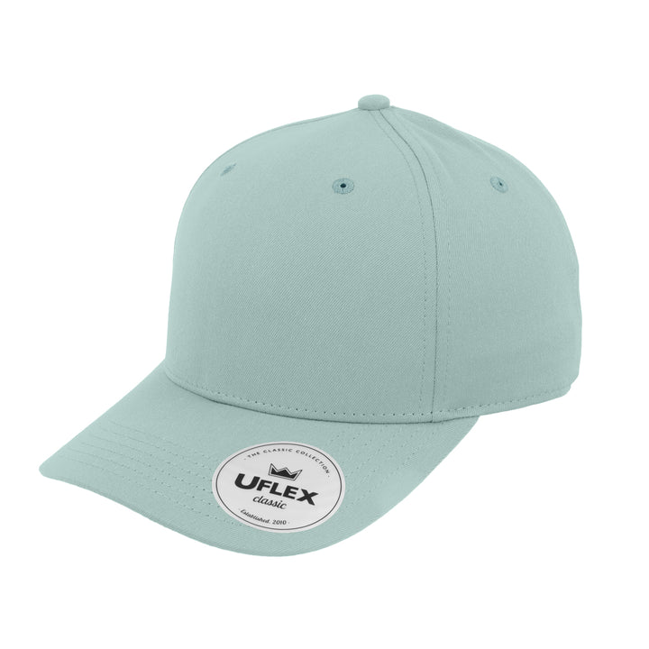 U24601 - UFlex - Classic 5 Panel Cap - Sky Grey