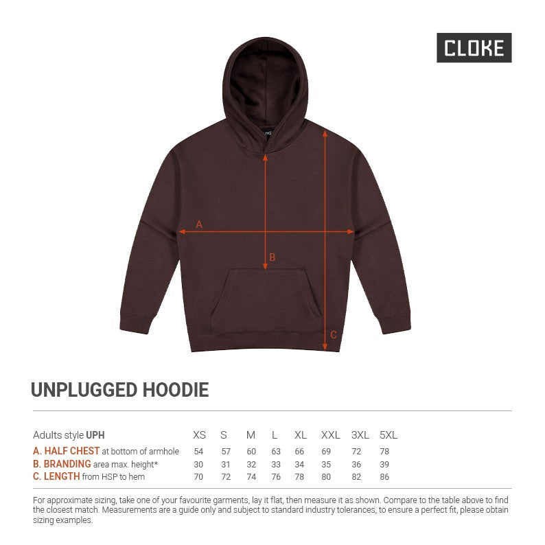 UPH - Cloke - Unplugged Hoodie - 300gsm