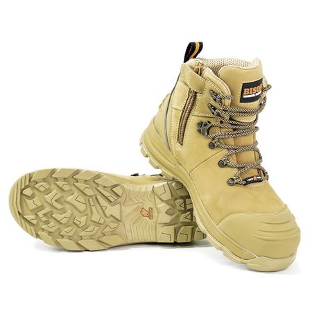 Bison - XTLZ - XT Zip Side Lace Up Safety Boot