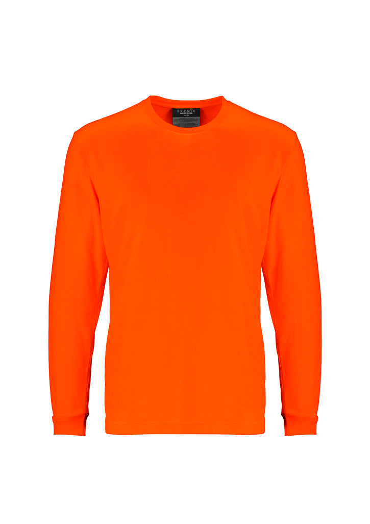 ZH390 - Syzmik - Mens Hi Vis Longsleeve Tee Orange