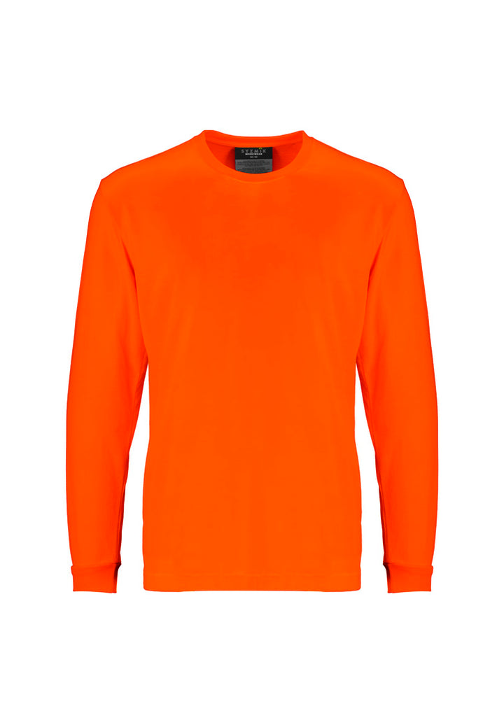 ZH390 - Syzmik - Mens Hi Vis Longsleeve Tee Orange