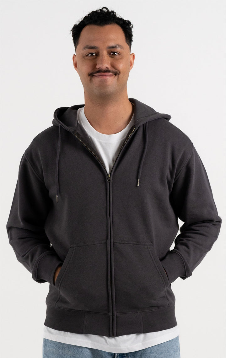 ZHM - Cloke - Campfire Zip Hoodie V2 Dark Grey